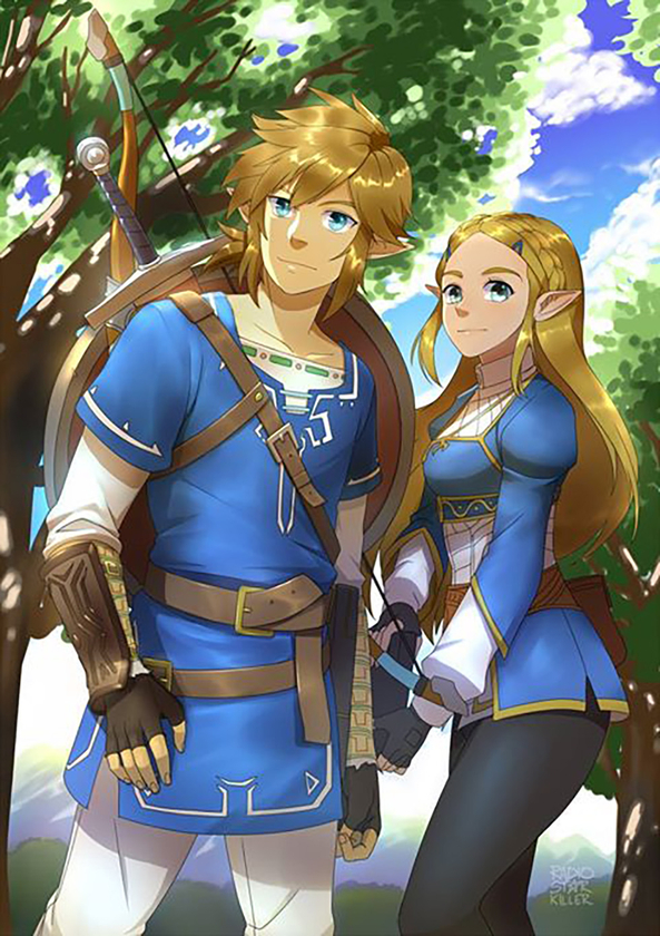 Link y Zelda - Breath Of The Wild